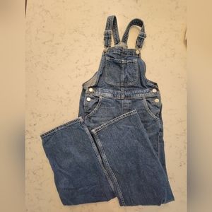 H&M Girls size 8 Wide Leg Denim Overalls